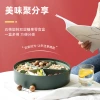 Covered storage box, candy plate, modern home living room coffee table, New Year snacks, melon seeds, dried fruit box, creative compartments Application Scenario